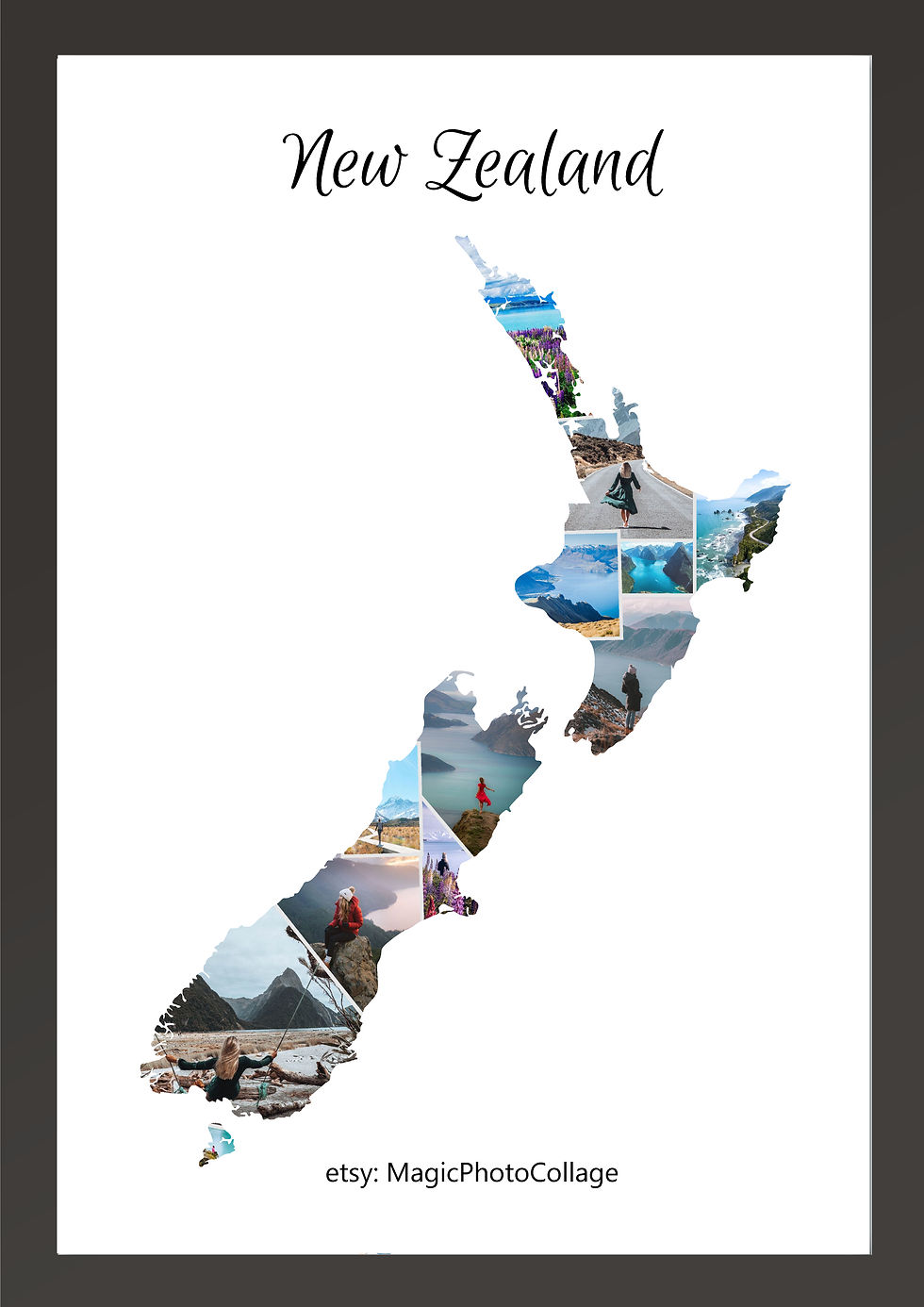 New Zealand Collage Design