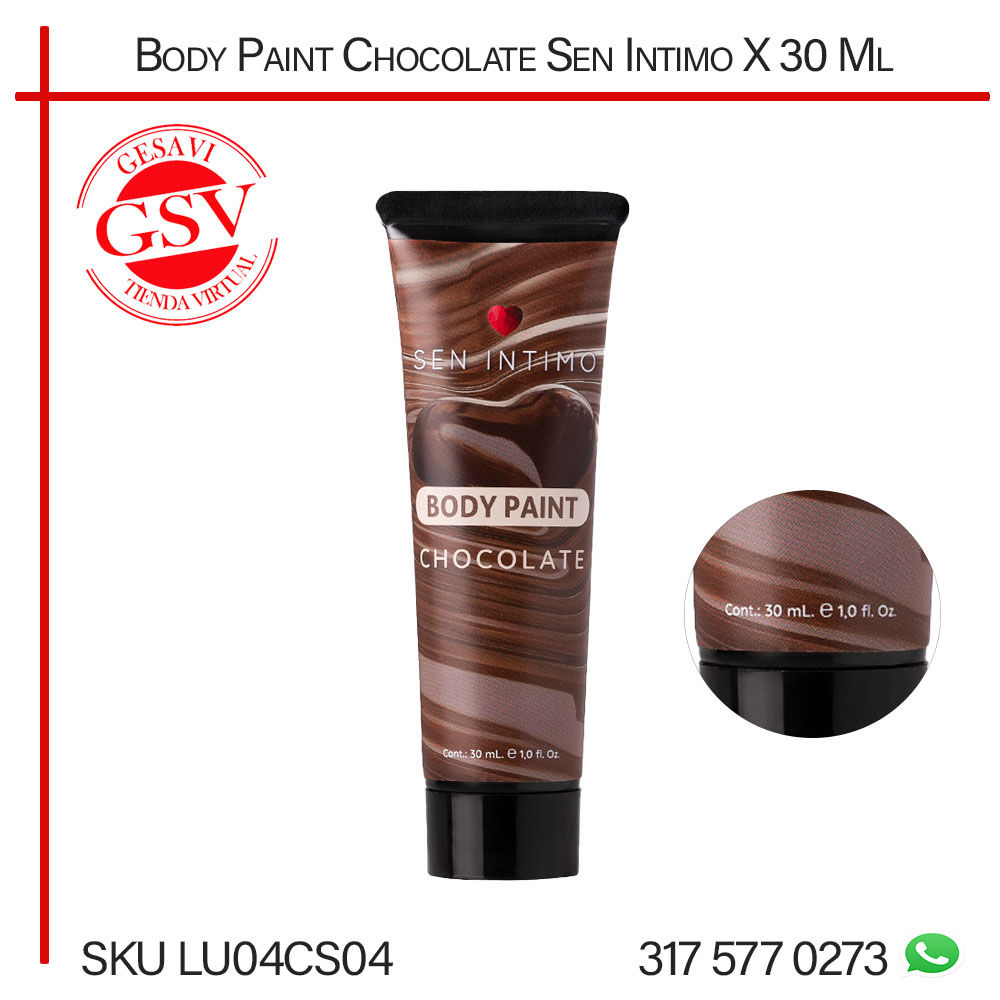 Body Paint Chocolate Sen Intimo X 30 Ml