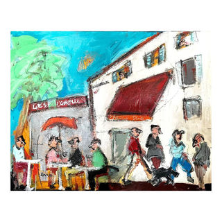 « Les Batignolles » est une œuvre originale de Béatrice Terra, artiste peintre française, présentée par la galerie d’art contemporaine ArtbyCéline à Valence. Cette peinture acrylique sur toile (92 x 73 cm) rend hommage au quartier des Batignolles à Paris, dans le 17e arrondissement, connu pour son ambiance de village et son histoire artistique. À travers une composition sensible et épurée, Béatrice Terra capte l’atmosphère singulière de ce lieu emblématique. Œuvre unique, signée TERRA.