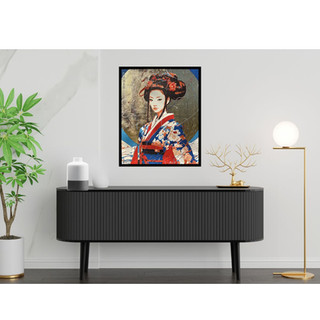 La galerie Artbyceline présente Kimiko, un chef-d’œuvre de Dominique Capocci qui transforme un intérieur élégant. Installée dans un espace raffiné, cette œuvre au fond doré illumine la pièce, apportant chaleur et sophistication. Parfaitement intégrée, Kimiko reflète à la fois une esthétique moderne et une sérénité intemporelle.