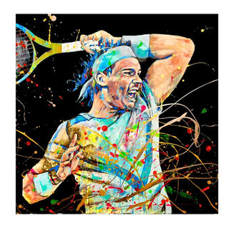 L’artiste peintre Vahagn Stepanyan, connu pour son style pop art puissant et coloré, célèbre le célèbre champion de tennis Rafael Nadal à travers une œuvre unique. Cette peinture sur toile de 130 x 97 cm capture l’intensité, la force et la détermination qui ont marqué la carrière exceptionnelle du joueur espagnol, détenteur de multiples titres du Grand Chelem et véritable légende de Roland-Garros.

Réalisée à l’acrylique, cette création mêle couleurs vives, dynamisme et énergie, signatures du style de Vahagn Stepanyan. L’artiste parvient à retranscrire l’émotion et le mouvement dans un esprit résolument pop art, offrant ainsi une pièce forte et contemporaine.

Présentée en exclusivité par la Galerie Art by Céline à Valence, dans la Drôme, l’œuvre “Rafael Nadal” s’adresse aux amateurs d’art contemporain, aux passionnés de tennis et aux collectionneurs en quête d’une pièce unique et iconique.