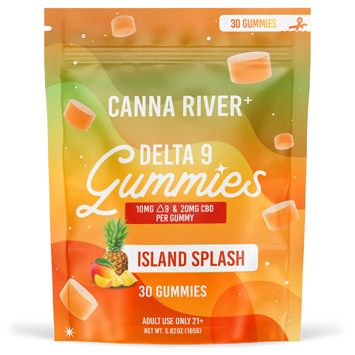 Canna River – THC D9 Gummy – Island Splash– 900mg.