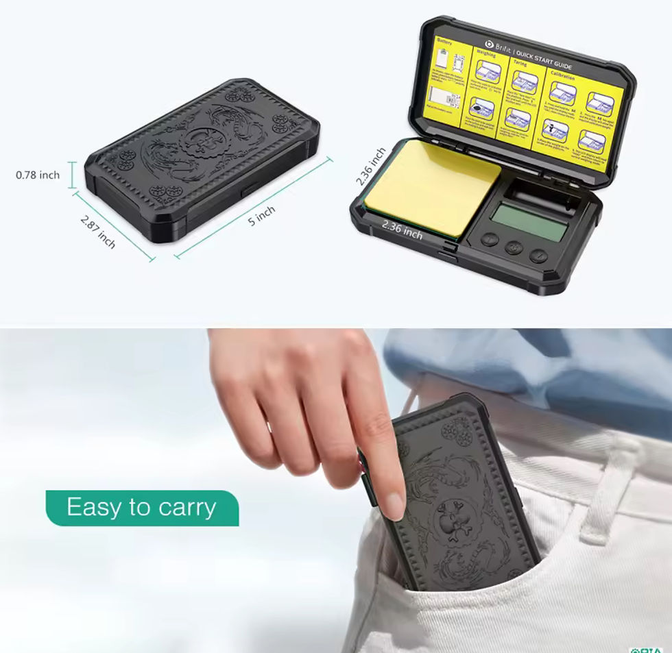 Thumbnail: Digital Scale Gram 200g/0.01g Weighing Scale, LCD Backlit Disp