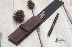 Bao da đựng bút handmade