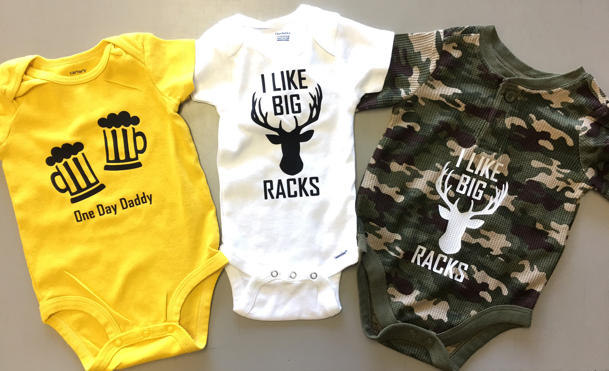 I like big bucks onesies