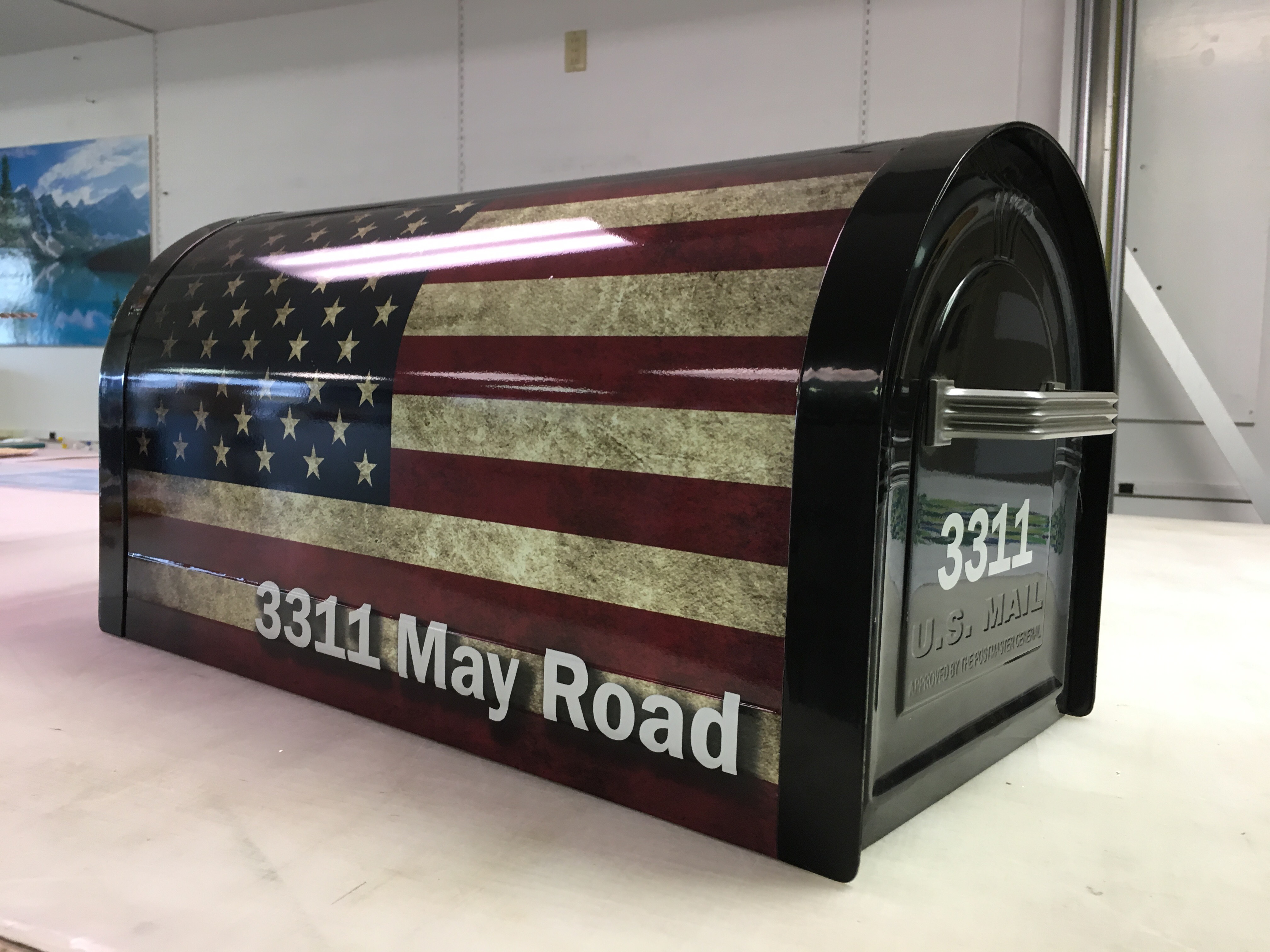 Wrapped mailbox