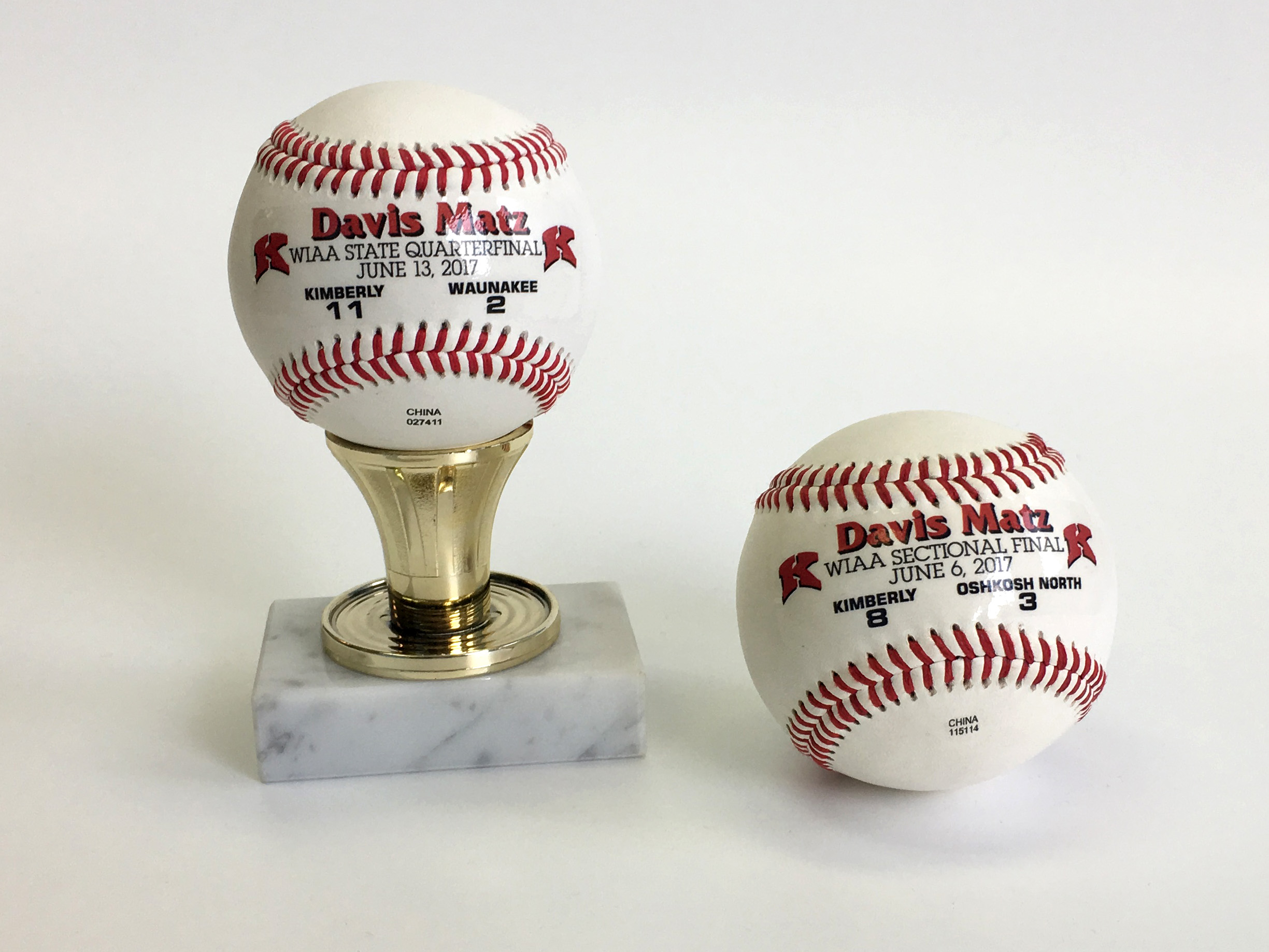 customized baseball