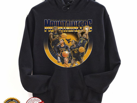 West Virginia NCAA Women’s Basketball Official 2023 2024 Post Season T Shirt