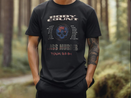 Body count Mass murder tour 93 94 shirts