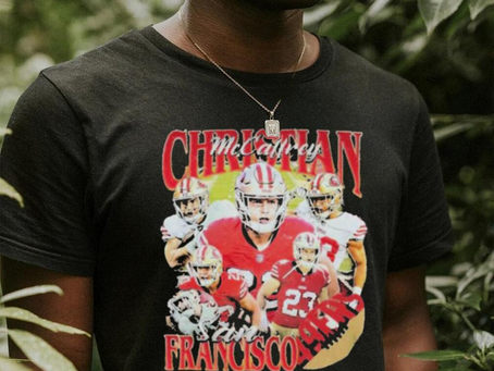 Official 90s graphic christian mccaffrey Football shirt