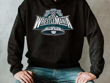 Antigua Black WrestleMania 40 Victory Pullover Shirt