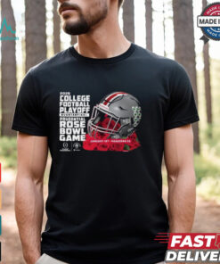 Ohio State Buckeyes Jan 1st 2025 College Football Playoffs Quarter Finals Bound Prudential Rose Bowl Game Helmet t shirt