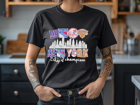 New York Giants New York Rangers Yankees Knicks City Of Champions T shirt