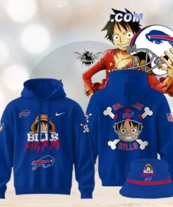 Luffy One Piece x Buffalo Bills New Edition For Fans Hoodie