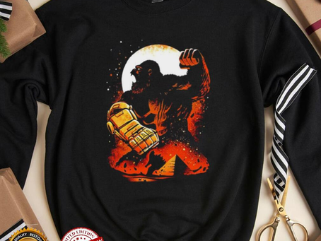 Godzilla x Kong The New Empire Kong with beast glove character shirt