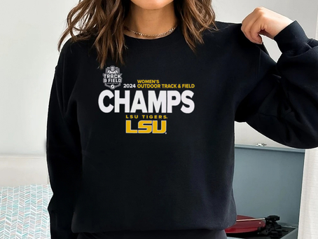 Lsu Tigers 2024 Sec Women’s Outdoor Track & Field Champions T Shirt