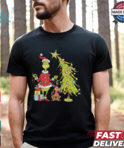 Grinch Christmas Tree Sweatshirt