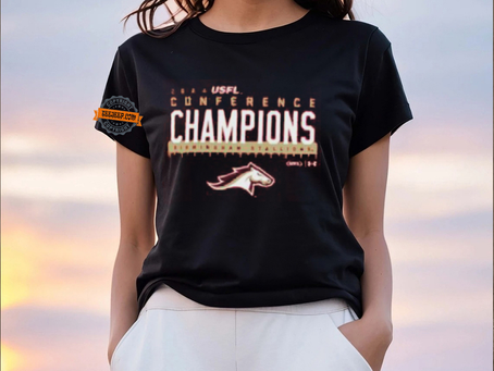 2024 USFL Birmingham Stallions On Field Conference Champions Vintage T Shirt