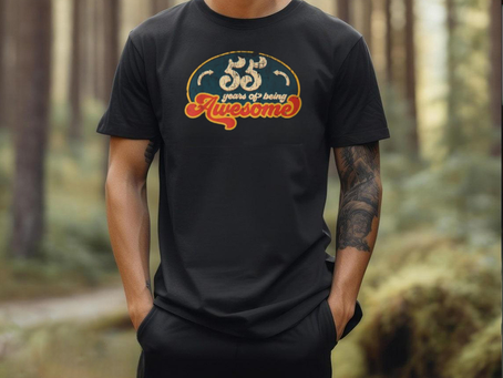 55 Year Old Retro Vintage 55Th Birthday T Shirt
