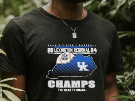 Ncaa Division I Baseball 20 Lexington Regional 24 Champs The Road Tо Омана T Shirt