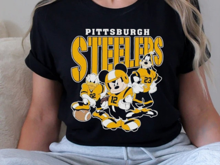 Official Pittsburgh Steelers Mickey Donald Duck And Goofy Football Team 2024 T shirt