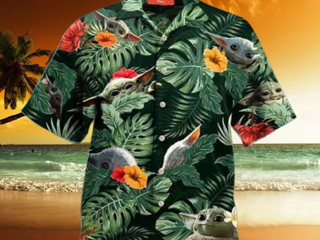 Star Wars Baby Yoda Floral Summer Holiday Family Tropical Aloha Hawaiian Shirt Gifts For Men And Women Hawaiian Shirt