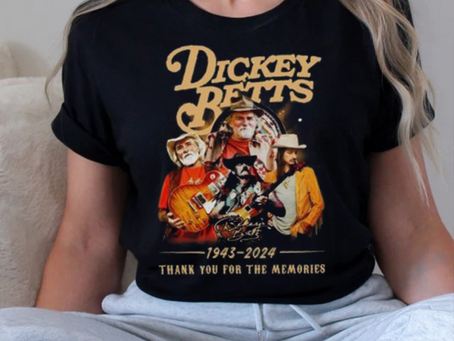 dickey betts 1943 2024 thank you for the memories shirt