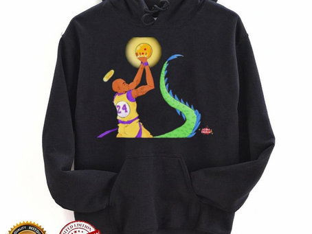 Kobe Bryant 24 Dragon Ball art shirt