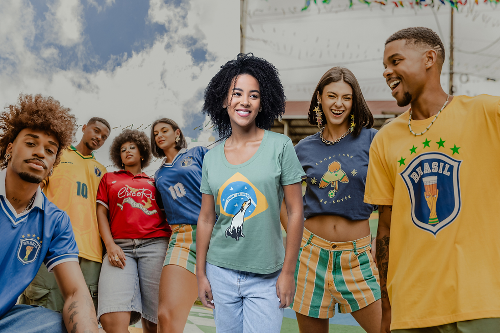 Na torcida pelo hexa: escalação de estampas exclusivas da Chico Rei, criadas por um time de artistas