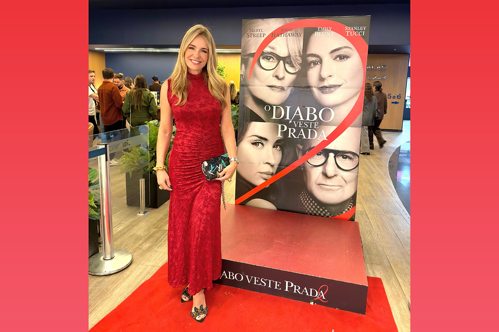 Patrícia Alvim na inauguração das novas salas Vip do Cinemais, no Shopping Jardim Norte