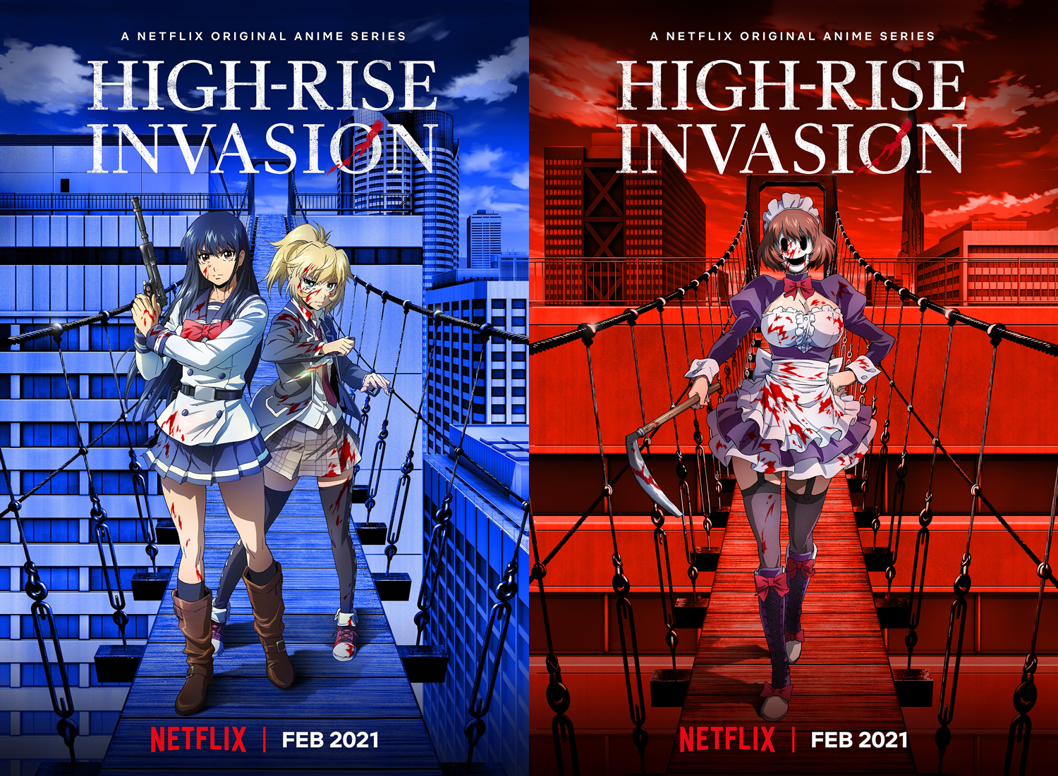 Survival Horror Manga Series High Rise Invasion Is Receiving An Anime Adaptation To Stream In February 2021 On Netflix
