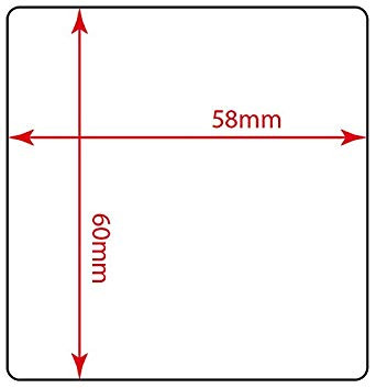 40 Rolls Of Bizerba Labels Direct Thermal 58mm X 60mm Weigh Scale Labels
