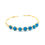 サムネイル： Blue Apatite Bracelet (蓝磷灰岩手链)