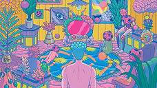Step into Sangho Bang's universes, where the Korean artist's hypnotic portals invite viewers to tumble into dimensions of grotesque sublime.