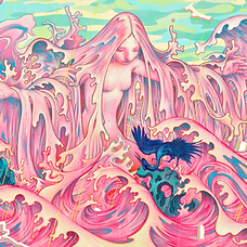 Discover James Jean, the painter who sets fable figures in layered line and the long format of a scroll.