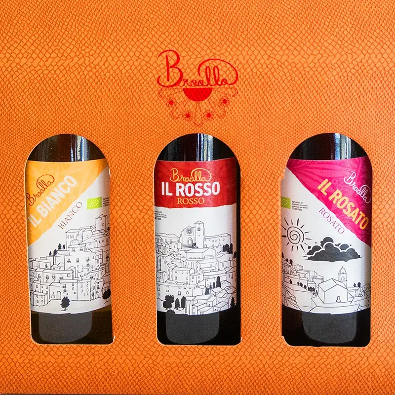 Miniatura: tris vino biologico IGT Calabria Magliocco 100%  Calabrese Malvasia bianca 100%