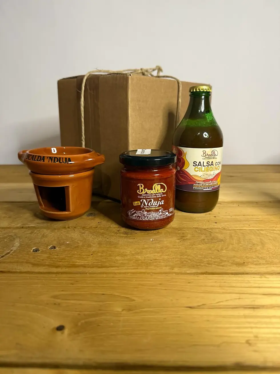 'Nduja artigianale + Salsa di ciliegino calabrese + Scalda 'nduja piccolo in terracotta