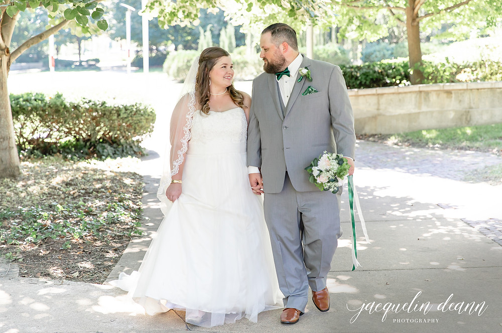 Bride & Groom portrait at International Friendship Park, Cincinnati Ohio