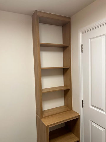 fitted wardrobes light grey panelled doors