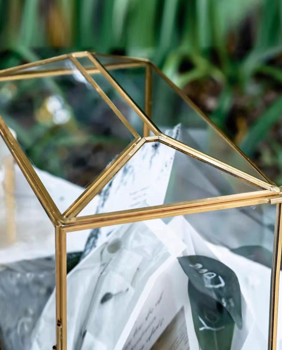 Thumbnail: Golden Glass Greenhouse Ang Bao Box