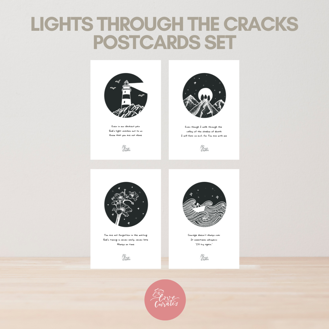 Light Through The Cracks Postcards Set