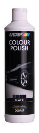 Motip Color Polish – barevná leštěnka na lak, černá 500 ml