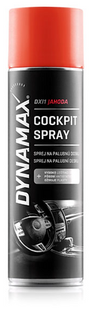Dynamax Cockpit Spray Strawberry – sprej na palubní desku jahoda 500 ml