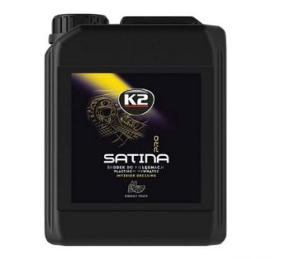 K2 SATINA PRO Přípravek na palubní desku a plasty, energické ovoce 5L