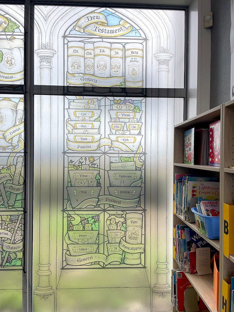 Library Windows - Books of the Bible