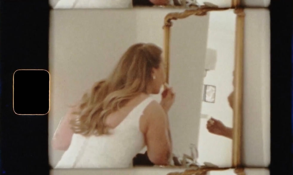 super 8 wedding film in maine capturing candid coastal moments super 8 wedding video maine with nostalgic movement and natural light super 8 wedding film footage of couple walking by the ocean in maine candid maine wedding captured on super 8 film with natural motion