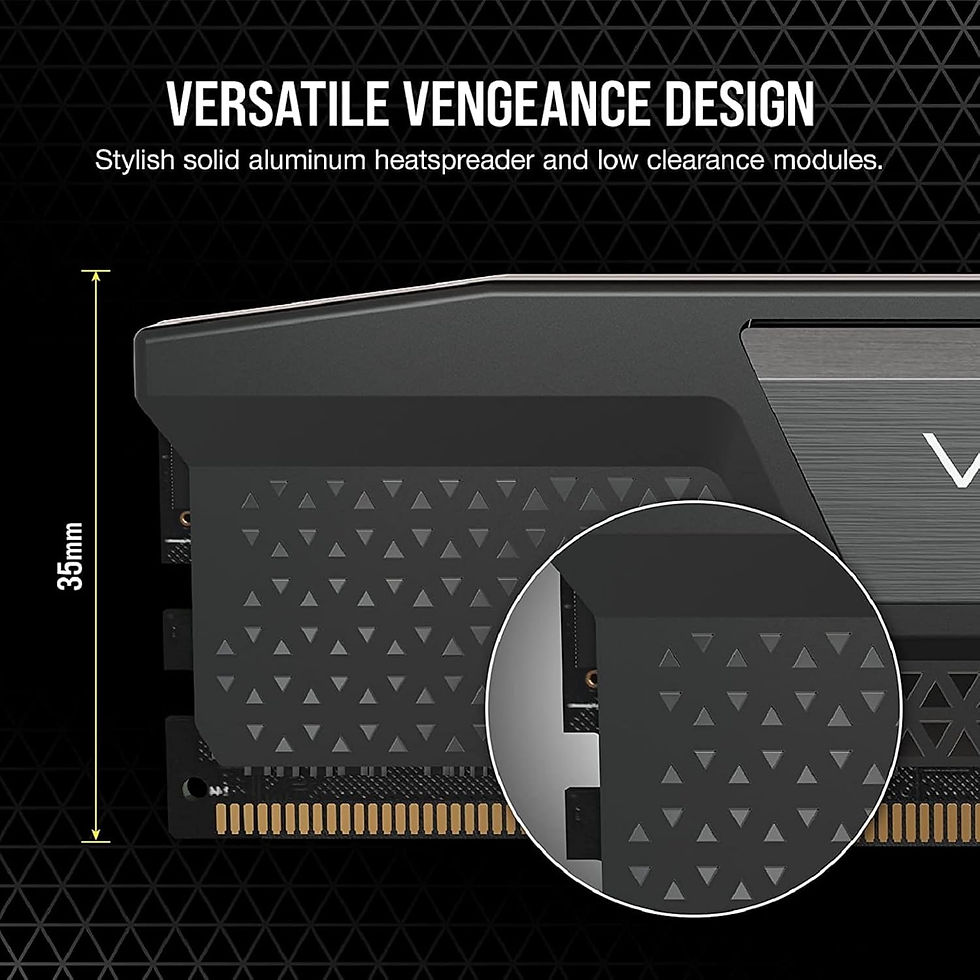 Thumbnail: CORSAIR Vengeance DDR5 RAM 32GB (2x16GB) 6000MHz CL36 Intel XMP iCUE Compatible 