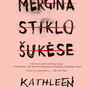 Knyga „Mergina stiklo šukėse“