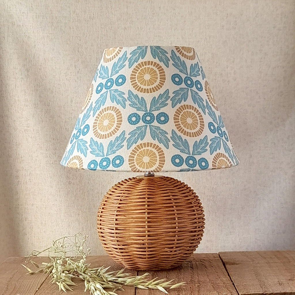 Sunflower Linen Conical Shade 25cm Diameter