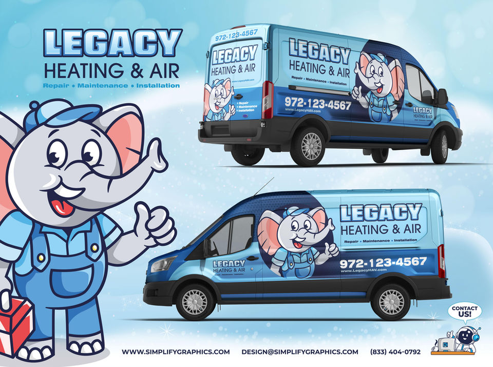 fleet branding, design car wraps, commercial van wrap